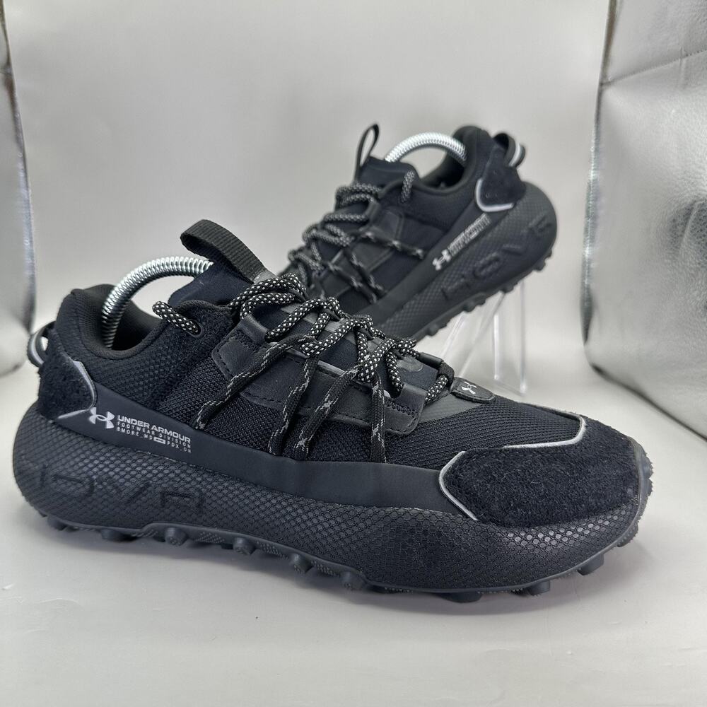 Under Armour Fat Tire Venture Trail Shoes Mens Size 8.5 Black Running Sneakers
